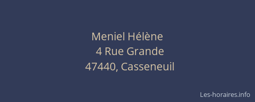 Meniel H&eacute;l&egrave;ne