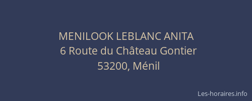 MENILOOK LEBLANC ANITA