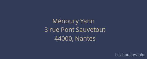 Ménoury Yann