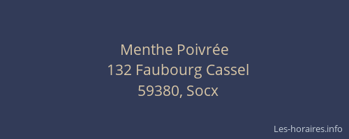 Menthe Poivrée