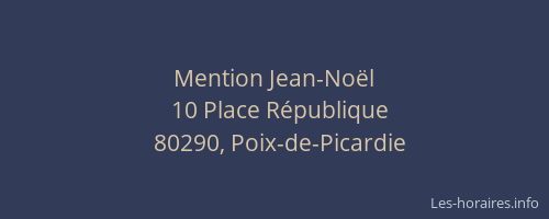Mention Jean-Noël