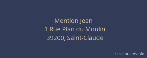 Mention Jean