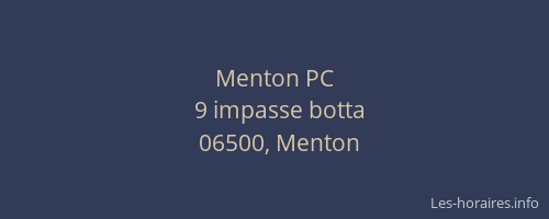 Menton PC