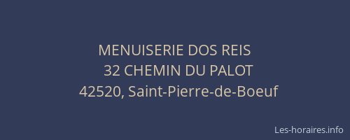 MENUISERIE DOS REIS