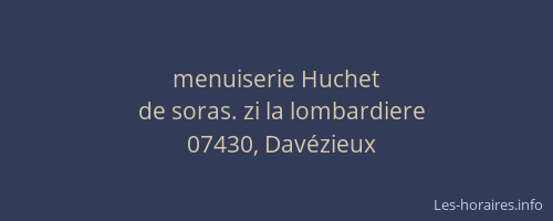 menuiserie Huchet