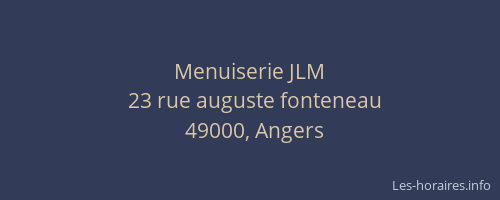 Menuiserie JLM
