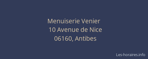 Menuiserie Venier