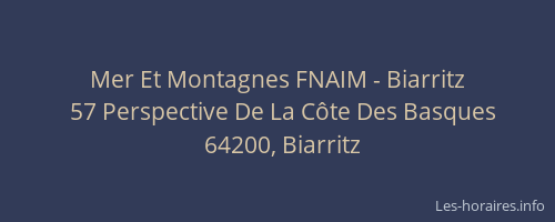 Mer Et Montagnes FNAIM - Biarritz