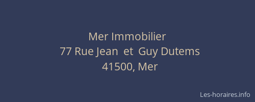 Mer Immobilier