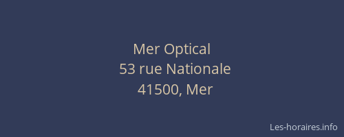 Mer Optical
