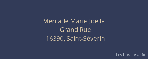 Mercad&eacute; Marie-Jo&euml;lle