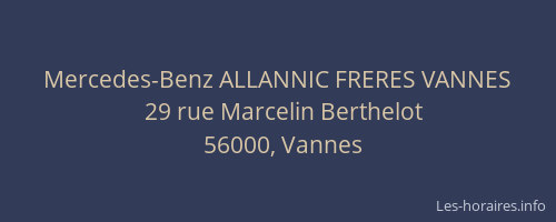 Mercedes-Benz ALLANNIC FRERES VANNES