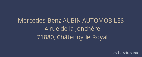 Mercedes-Benz AUBIN AUTOMOBILES