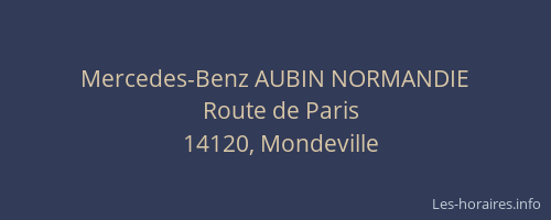 Mercedes-Benz AUBIN NORMANDIE