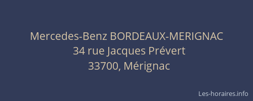 Mercedes-Benz BORDEAUX-MERIGNAC