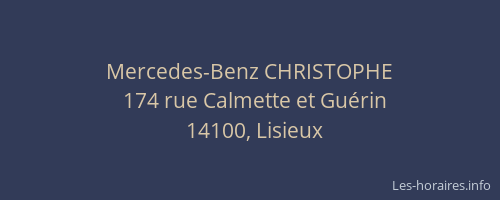 Mercedes-Benz CHRISTOPHE