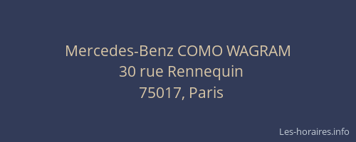 Mercedes-Benz COMO WAGRAM