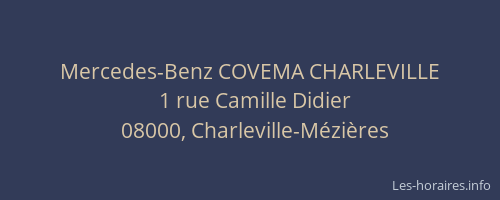 Mercedes-Benz COVEMA CHARLEVILLE