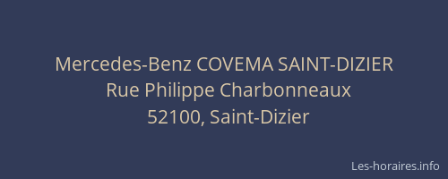 Mercedes-Benz COVEMA SAINT-DIZIER