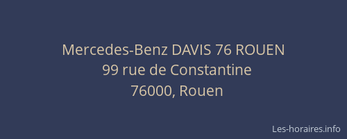 Mercedes-Benz DAVIS 76 ROUEN