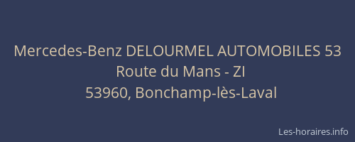 Mercedes-Benz DELOURMEL AUTOMOBILES 53