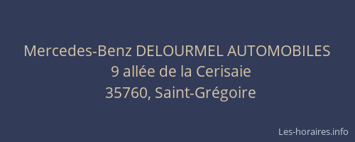 Mercedes-Benz DELOURMEL AUTOMOBILES