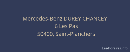 Mercedes-Benz DUREY CHANCEY