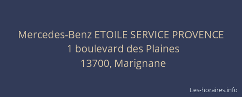 Mercedes-Benz ETOILE SERVICE PROVENCE