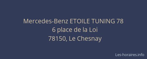 Mercedes-Benz ETOILE TUNING 78