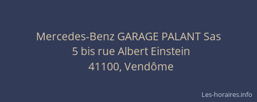 Mercedes-Benz GARAGE PALANT Sas