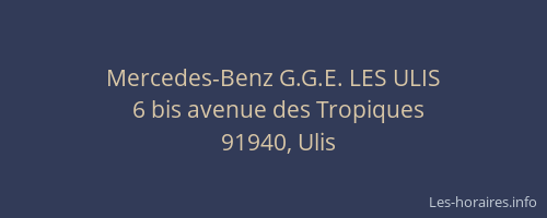 Mercedes-Benz G.G.E. LES ULIS