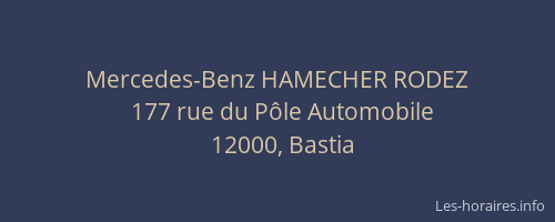 Mercedes-Benz HAMECHER RODEZ