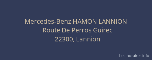 Mercedes-Benz HAMON LANNION