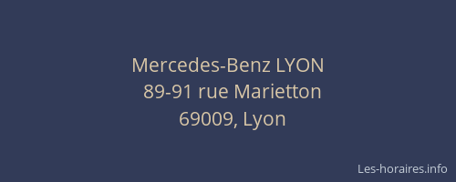 Mercedes-Benz LYON