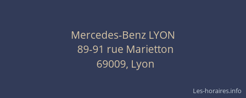 Mercedes-Benz LYON