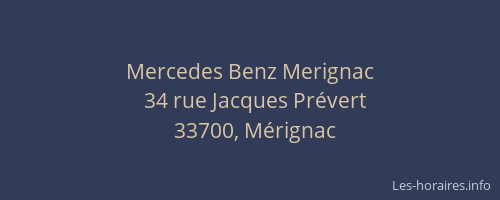 Mercedes Benz Merignac
