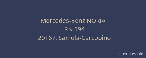 Mercedes-Benz NORIA