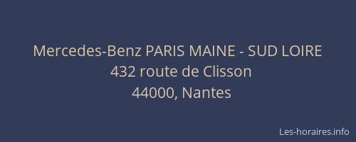 Mercedes-Benz PARIS MAINE - SUD LOIRE