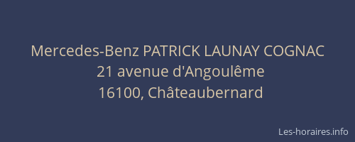 Mercedes-Benz PATRICK LAUNAY COGNAC