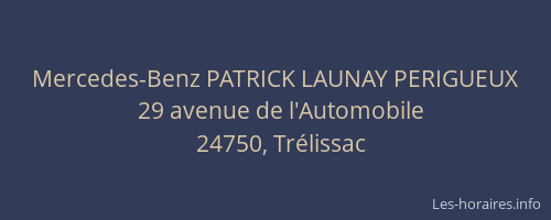 Mercedes-Benz PATRICK LAUNAY PERIGUEUX