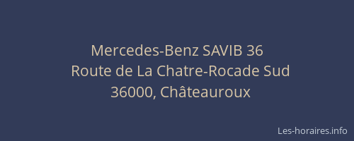 Mercedes-Benz SAVIB 36