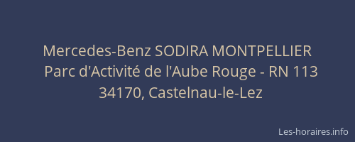 Mercedes-Benz SODIRA MONTPELLIER