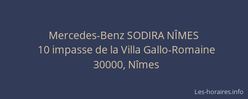 Mercedes-Benz SODIRA NÎMES
