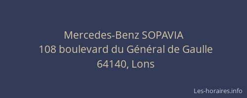 Mercedes-Benz SOPAVIA