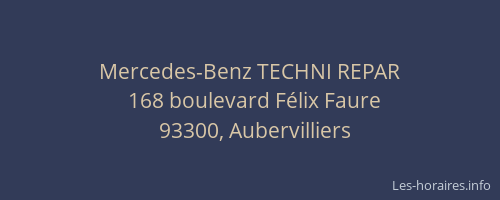 Mercedes-Benz TECHNI REPAR