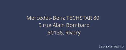 Mercedes-Benz TECHSTAR 80
