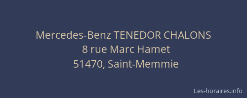 Mercedes-Benz TENEDOR CHALONS