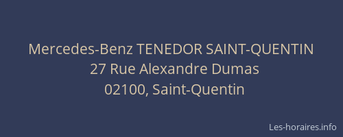 Mercedes-Benz TENEDOR SAINT-QUENTIN