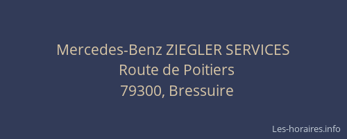 Mercedes-Benz ZIEGLER SERVICES