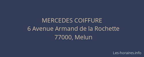 MERCEDES COIFFURE